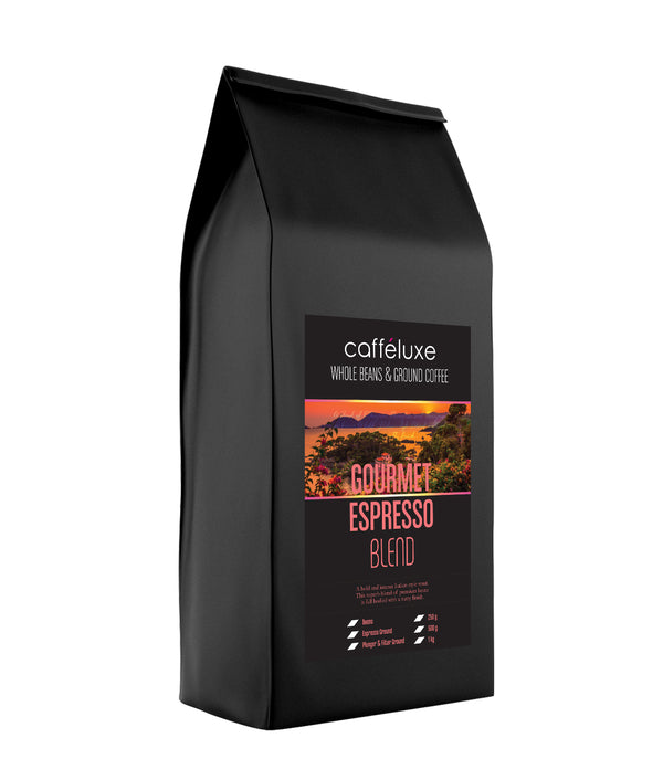 Caffeluxe Gourmet Espresso Blend Plunger/Filter | 1kg