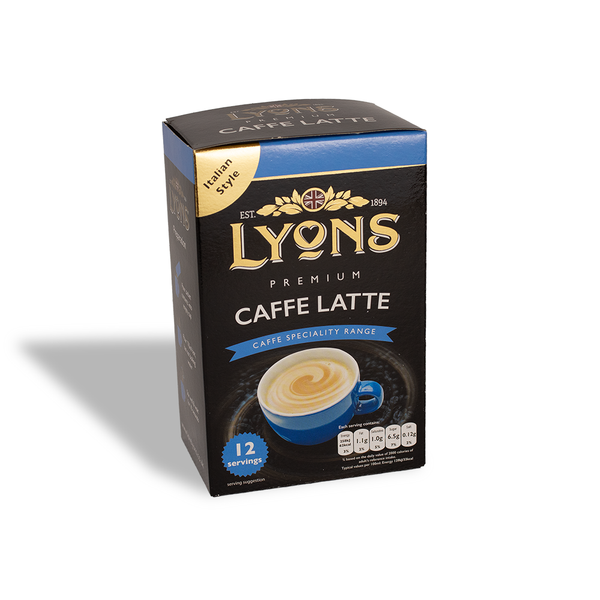 Lyons Caffe Latte Sachets | 12 Sachets