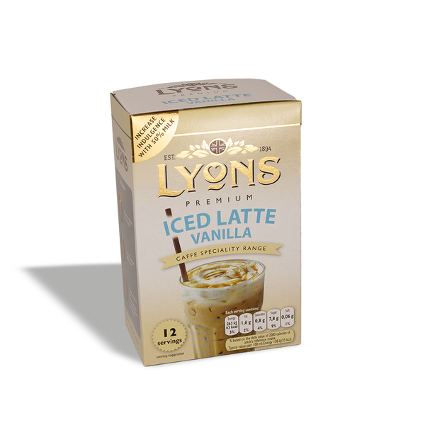 Lyons Iced Vanillal Sachets | 12 Sachets