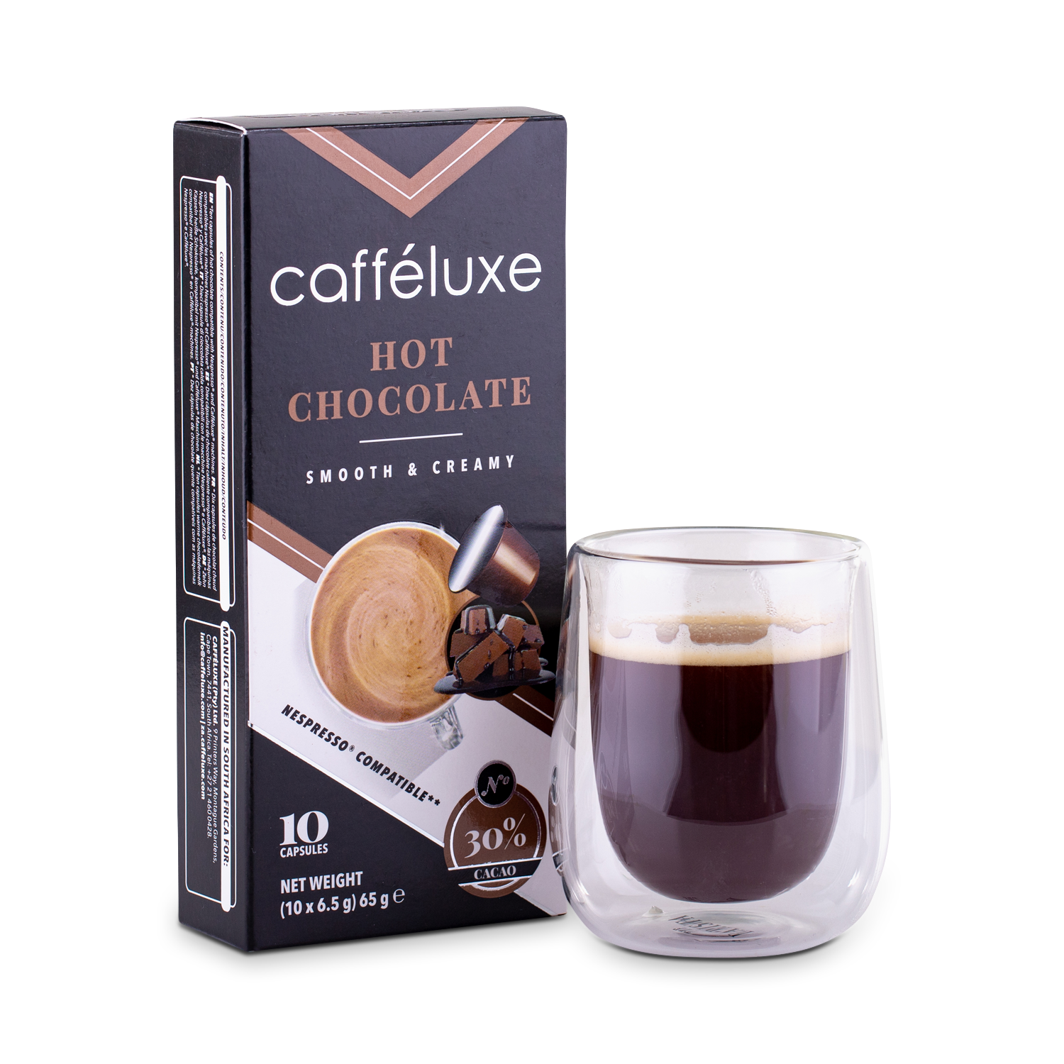 Paquet De 10 Capsules CAFE ITALIA Chocolat Compatible Nespresso®