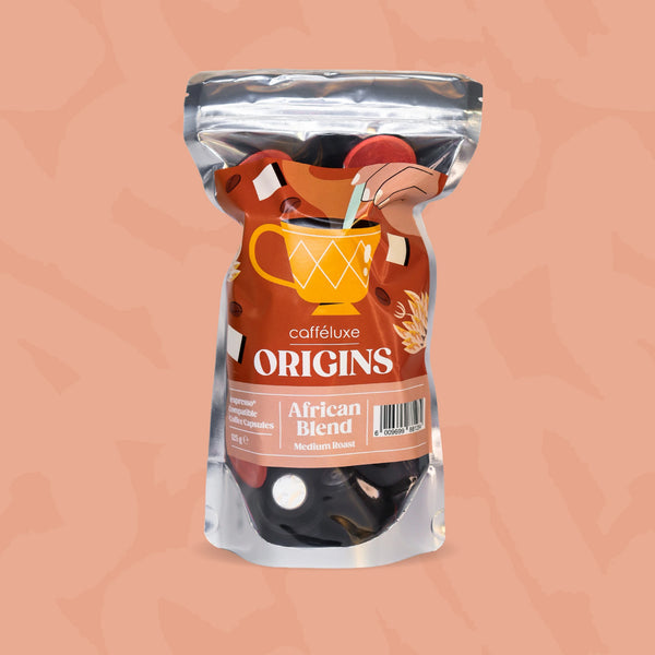 Cafféluxe Origins African Blend | 25 Coffee Capsules | Nespresso® Compatible
