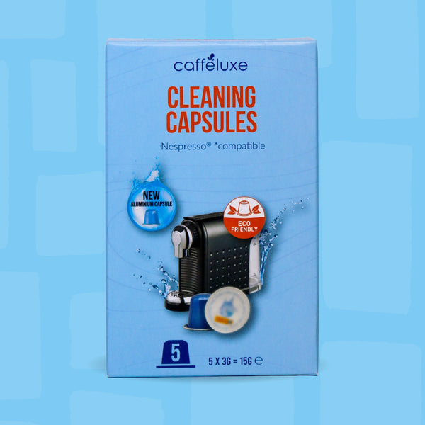 Caffeluxe Aluminium Cleaning Capsules for Nespresso Coffee Machine | 5 Pods