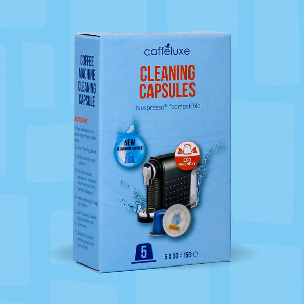 Caffeluxe Aluminium Cleaning Capsules for Nespresso Coffee Machine | 5 Pods