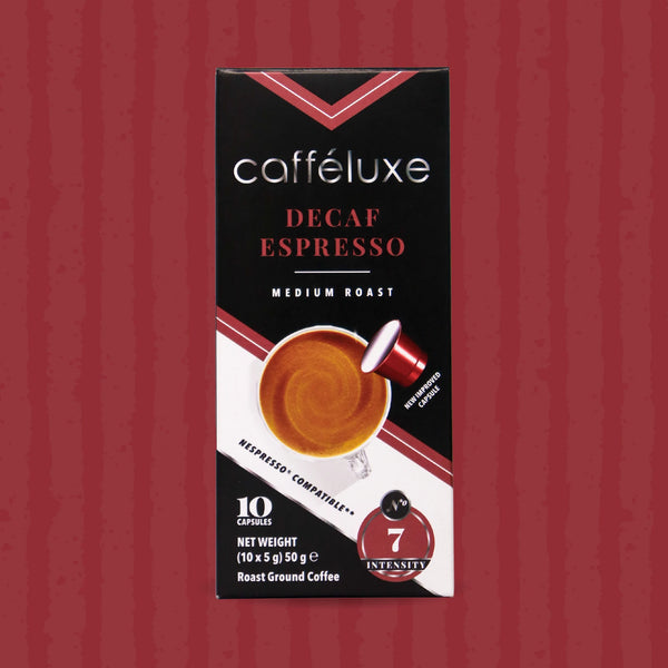 Cafféluxe Signature Decaf | 10 Coffee Capsules | Nespresso® Compatible