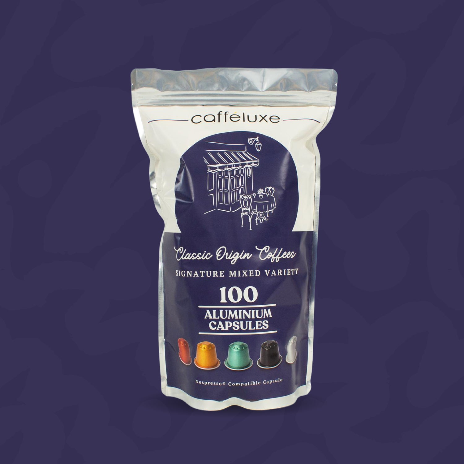 Caffeluxe Classic Variety Origin | 100 Coffee Capsules | Nespresso® Compatible