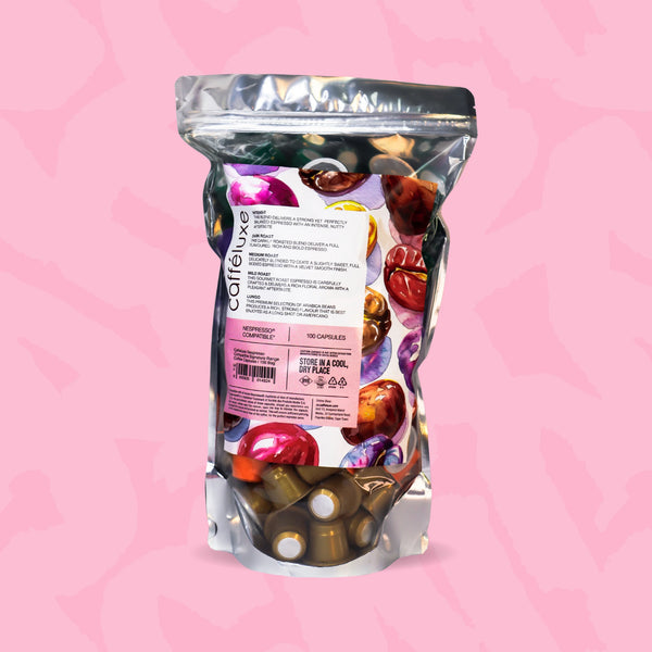 Cafféluxe Signature Mixed Variety | 100 Coffee Capsules | Nespresso® Compatible