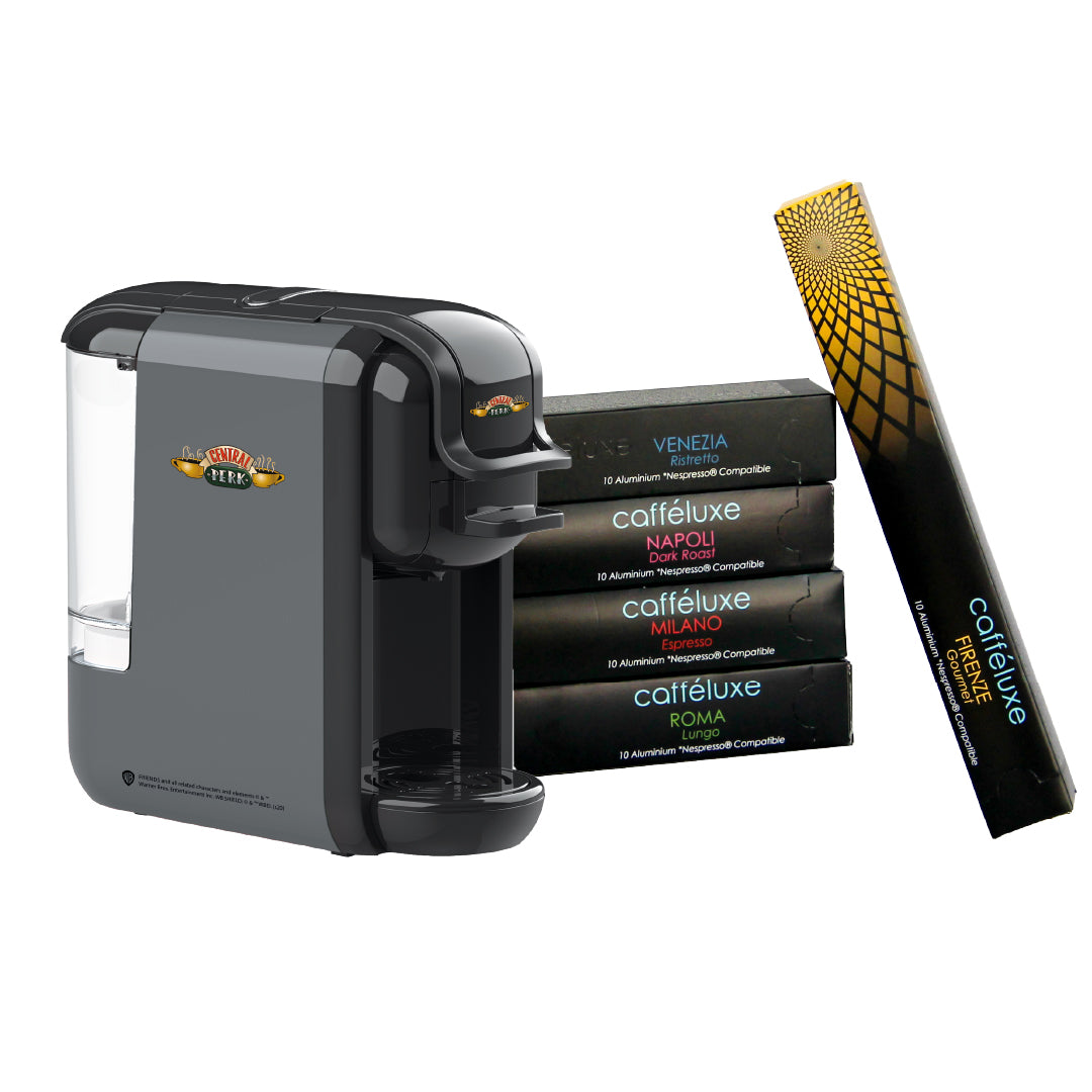 Caffeluxe F.R.I.E.N.D.S DUO Machine | Nespresso Bundle