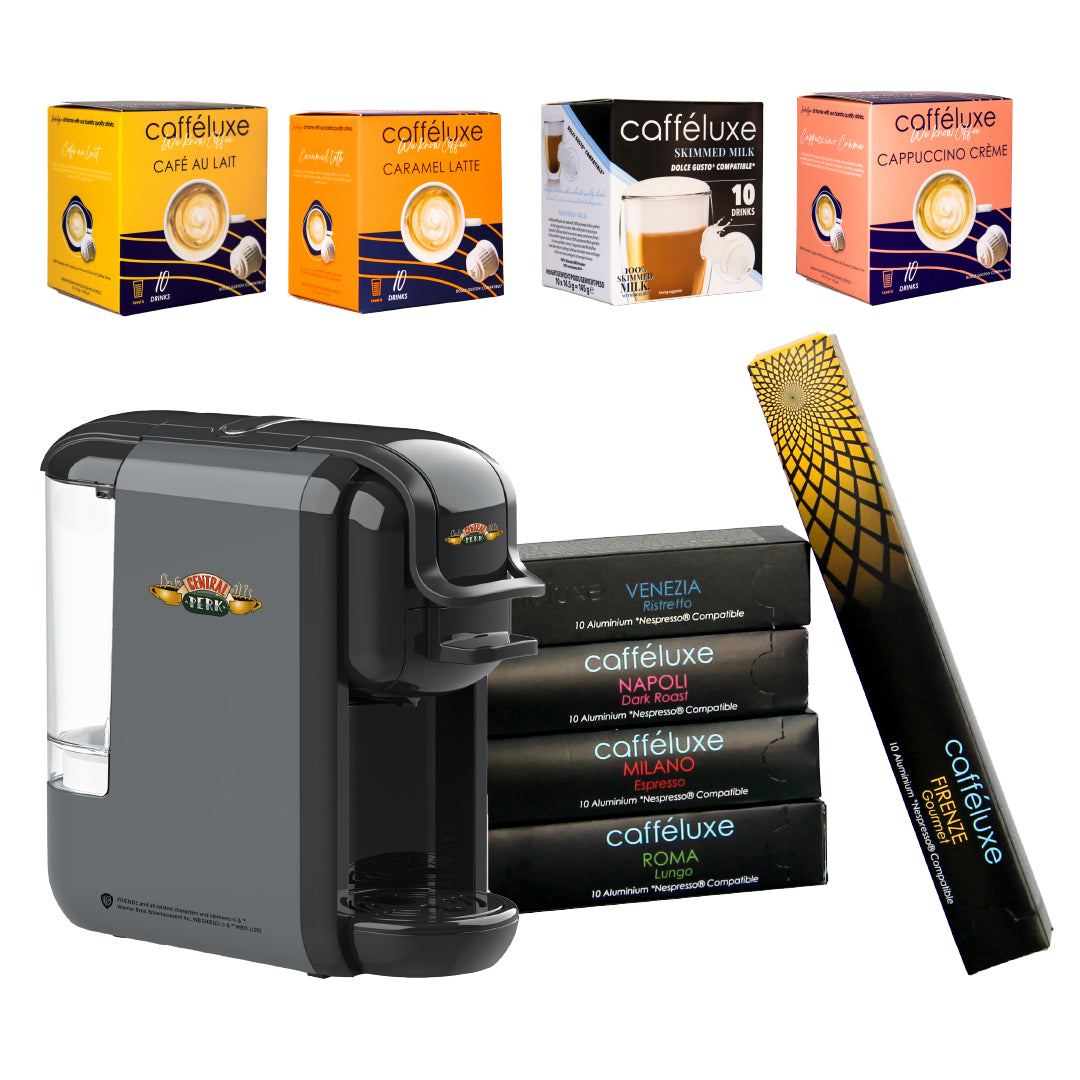 Caffeluxe F.R.I.E.N.D.S DUO Machine | Starter Pack
