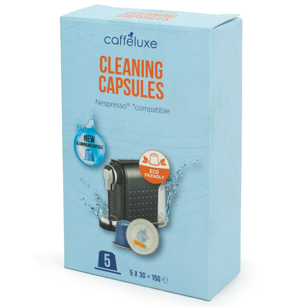 Caffeluxe Aluminium Cleaning Capsules for Nespresso Coffee Machine | 5 Pods