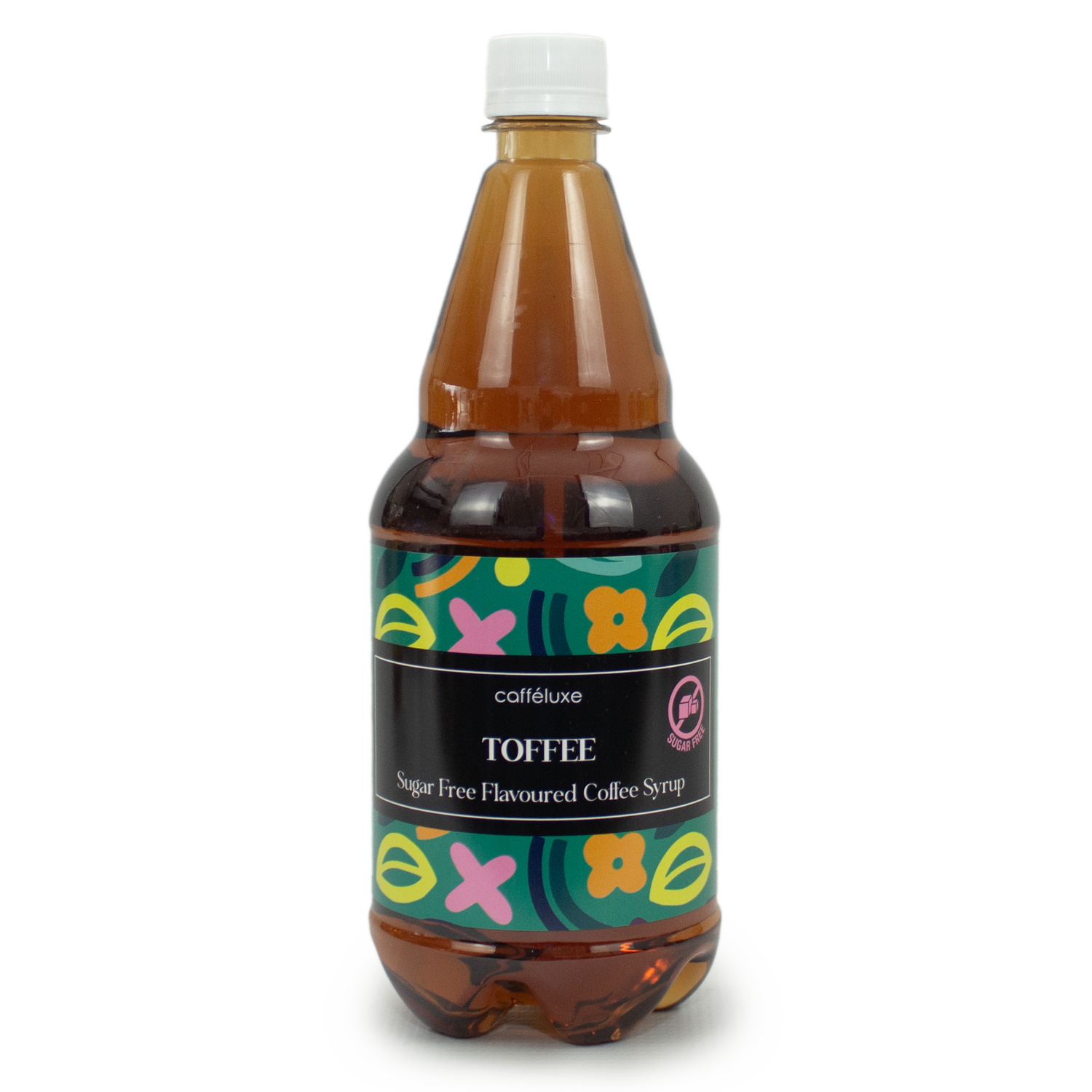 Caffeluxe Toffee | Sugar Free Flavoured Coffee Syrup | 1L
