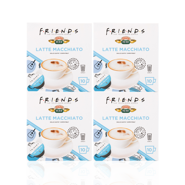 F.R.I.E.N.D.S Latte Macchiato | 40 Capsules | Single Serve | Dolce Gusto® Compatible | Central Perk
