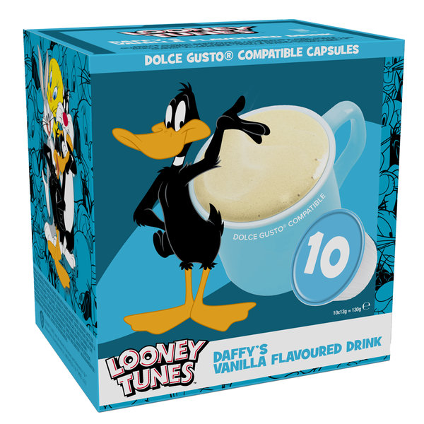 Looney Tunes Vanilla Flavoured Dolce Gusto Compatible Drink | 10 Capsules