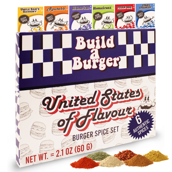 Caffeluxe Build A Burger Spice Kit | 6 Spice Sachets