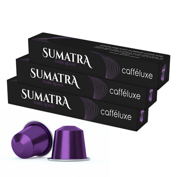 Cafféluxe Aluminium Sumatra Blend  | 30 Capsules  | Nespresso® Compatible Coffee Pods