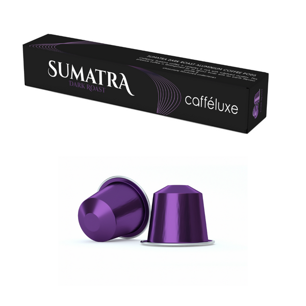 Cafféluxe Aluminium Sumatra Blend  | 30 Capsules  | Nespresso® Compatible Coffee Pods