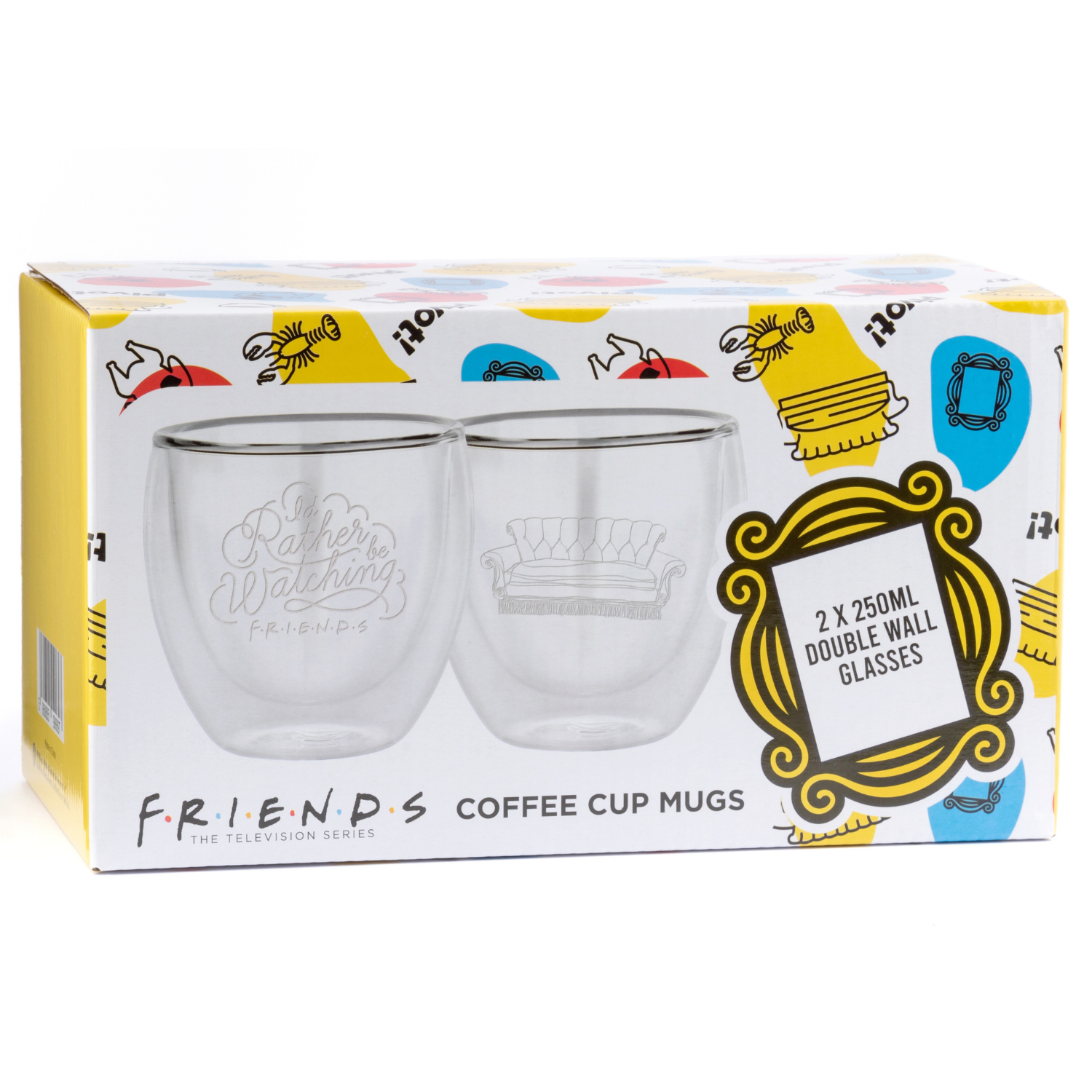 F.R.I.E.N.D.S Double Walled Glasses | 250ml | Central Perk