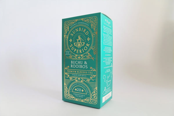 Sunbird Superior l Organic Rooibos and Buchu l 20 Compostable Tea Bags