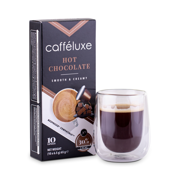 Cafféluxe Milky Hot Chocolate Signature Range Nespresso® Compatible Capsules