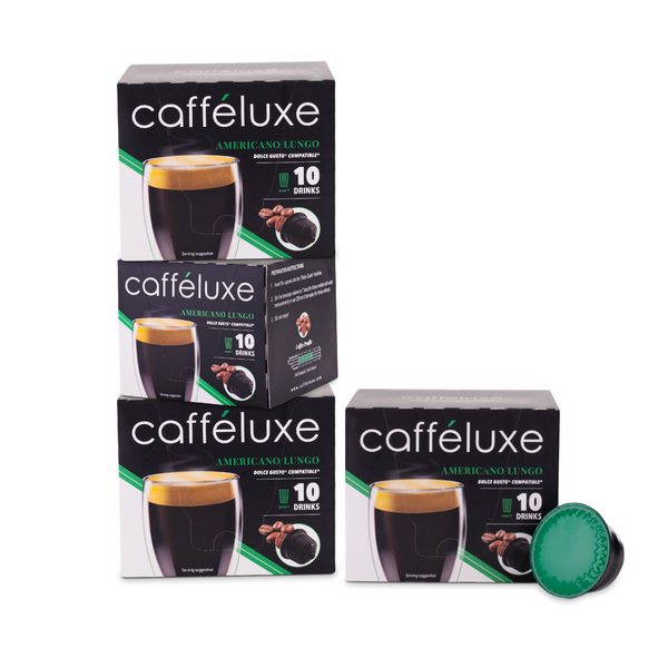 Cafféluxe Americano Lungo | 40 Coffee Capsules |  Dolce Gusto® Compatible