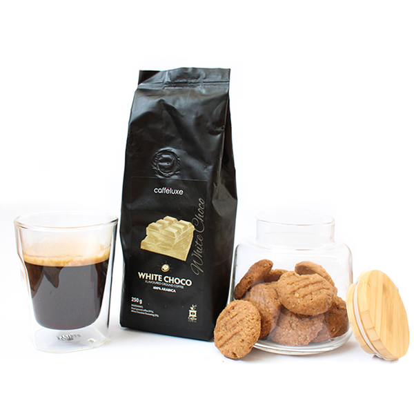 Caffeluxe White Chocolate Flavoured Ground Coffee
